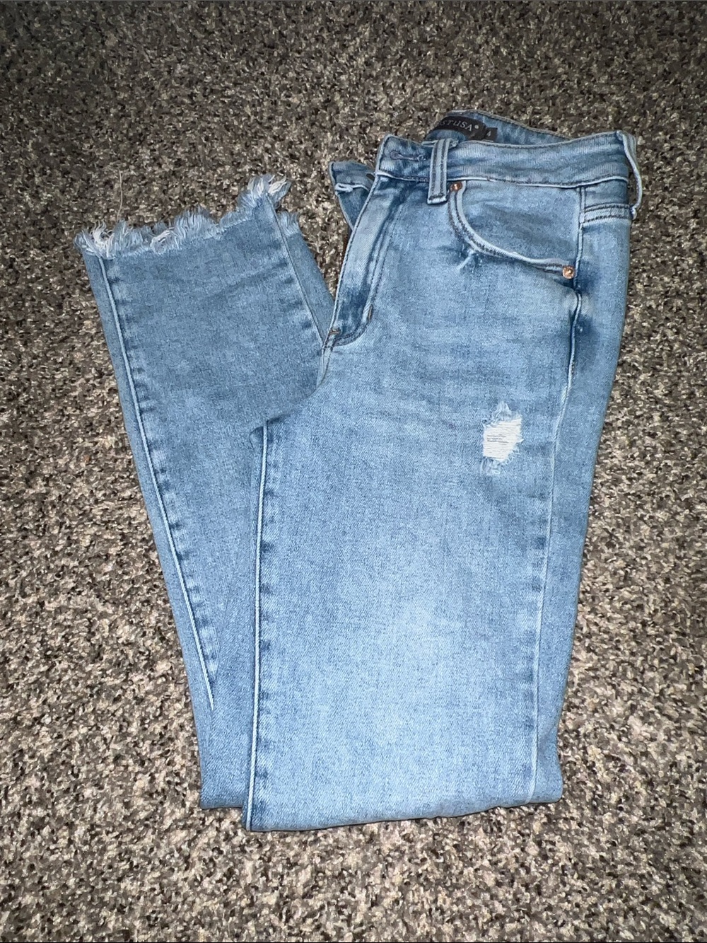 Just USA Light Wash Women’s High-Rise Skinny Jeans - Light Blue